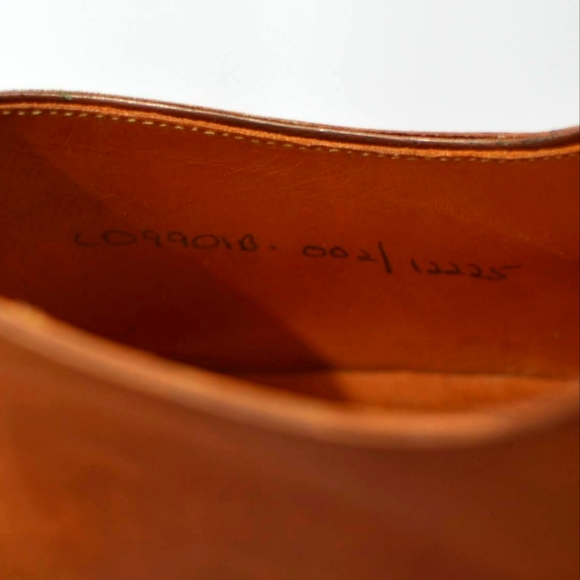 POLO RALPH LAUREN Benchmade in England by Crockett & Jones Light Brown Derby 8 D - Picture 10 of 12